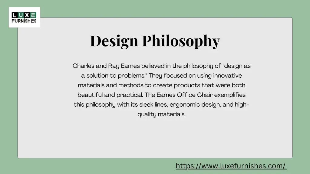 design philosophy