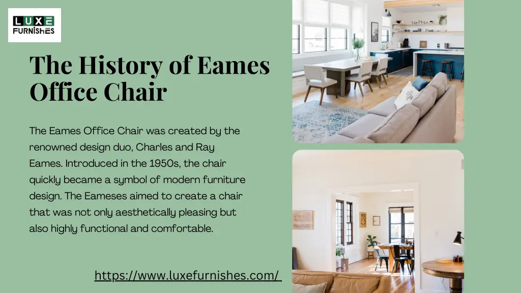 the history of eames office chair