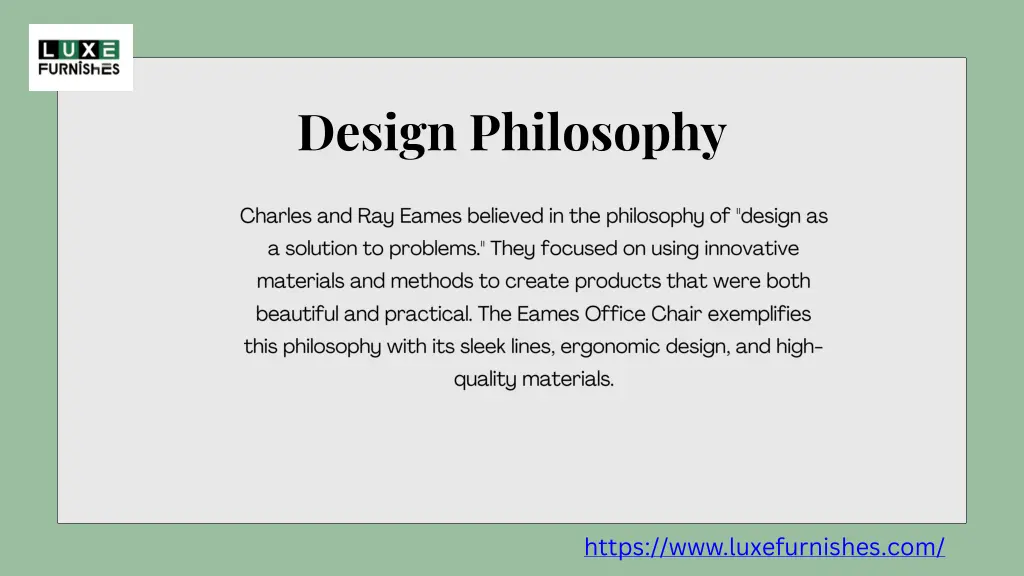 design philosophy