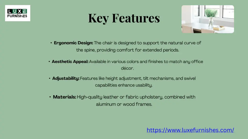 key features