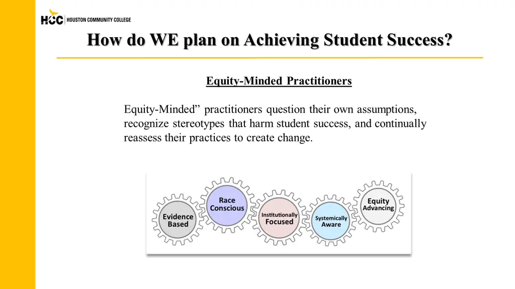 how do we plan on achieving student success