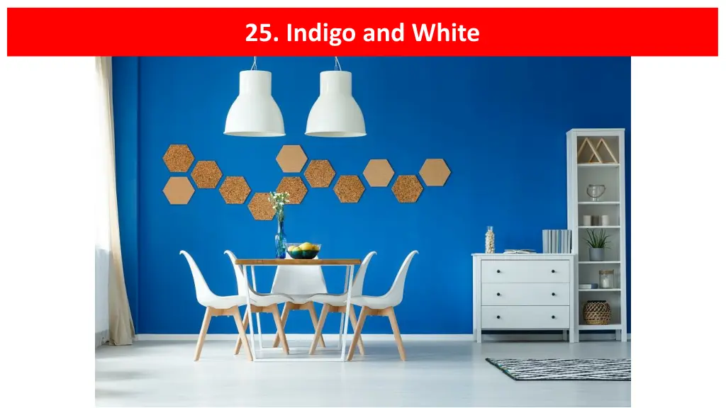 25 indigo and white