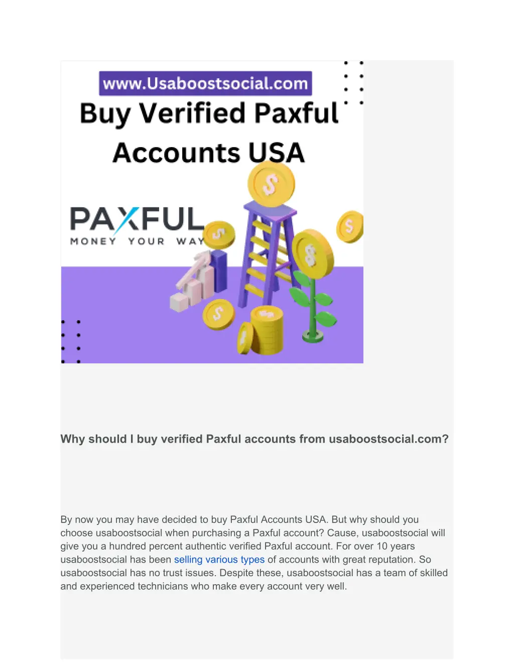 why should i buy verified paxful accounts from