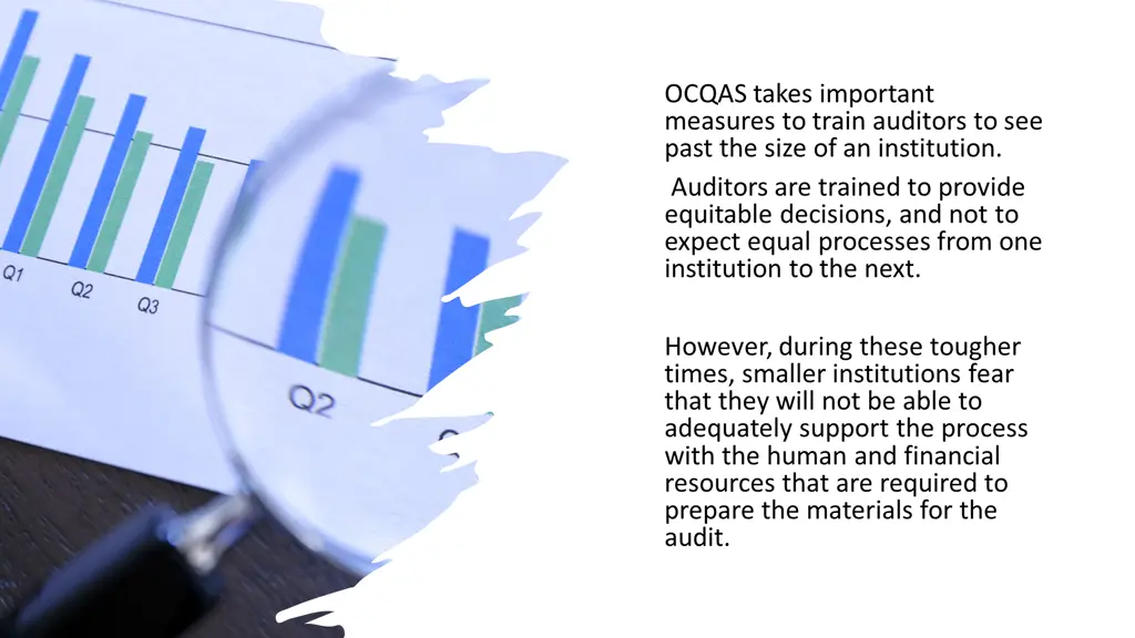 ocqas takes important measures to train auditors