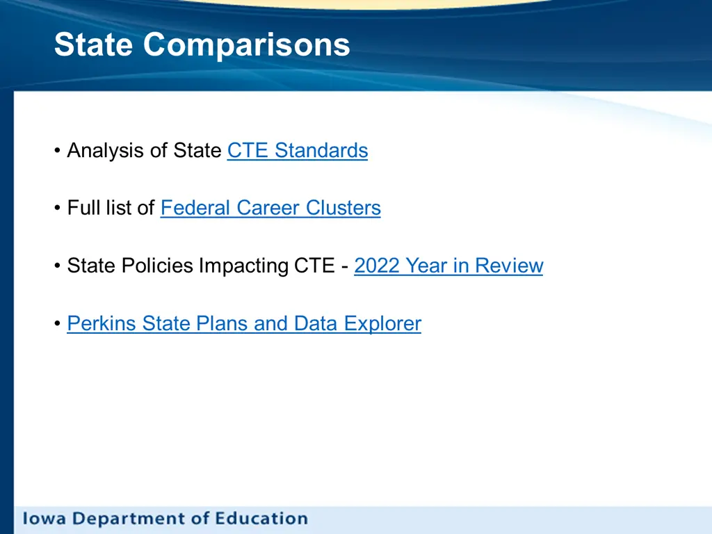 state comparisons