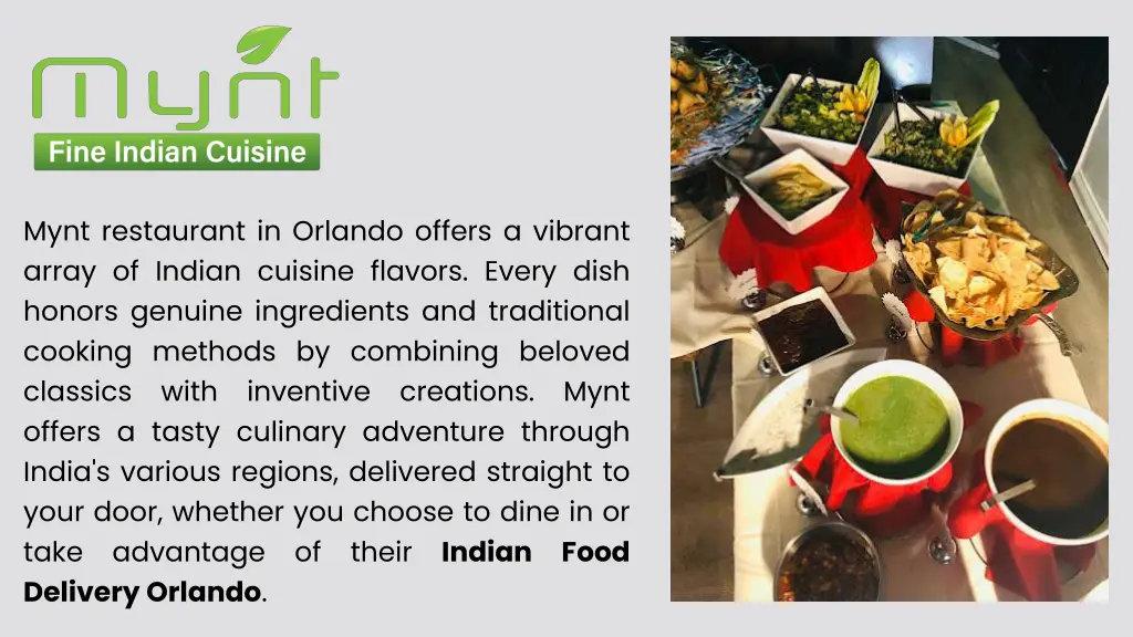 mynt restaurant in orlando offers a vibrant array