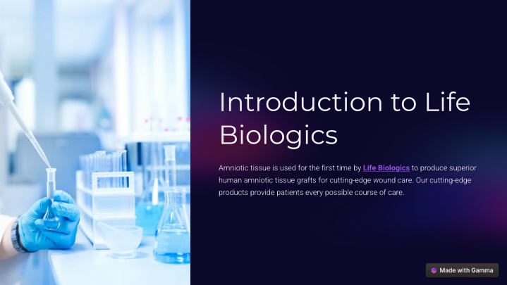 introduction to life biologics