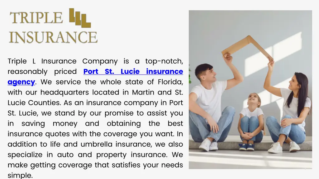 triple l insurance company is a top notch