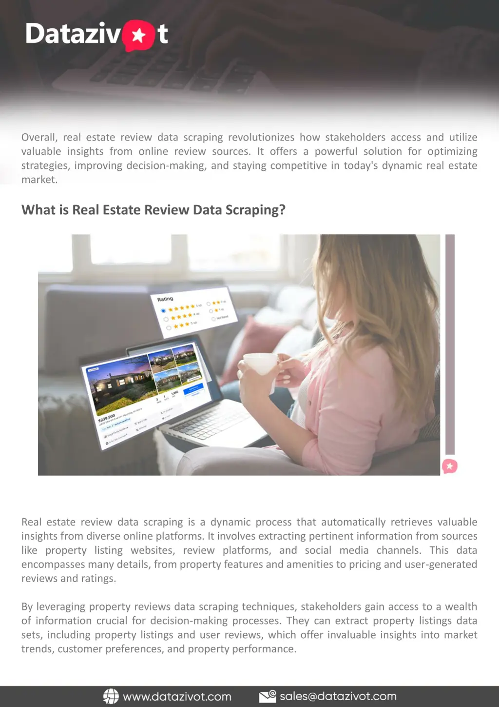 overall real estate review data scraping