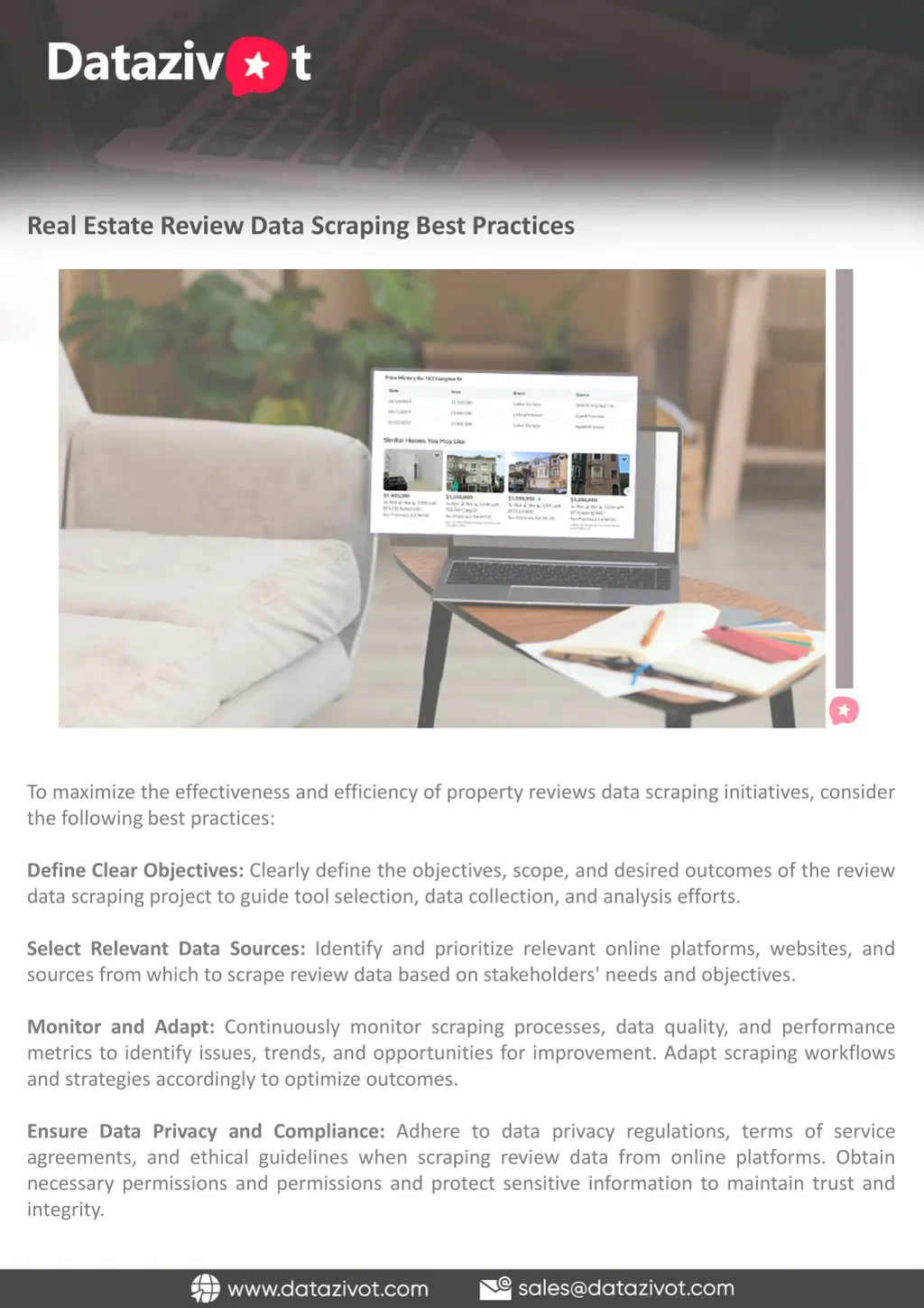 real estate review data scraping best practices