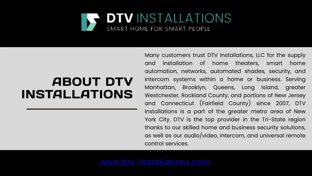 many customers trust dtv installations