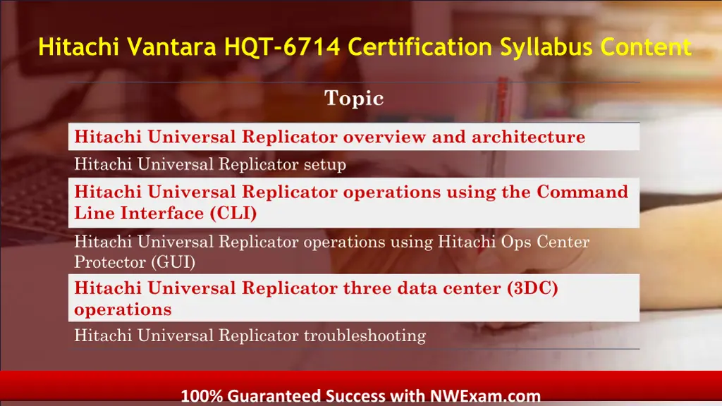 hitachi vantara hqt 6714 certification syllabus