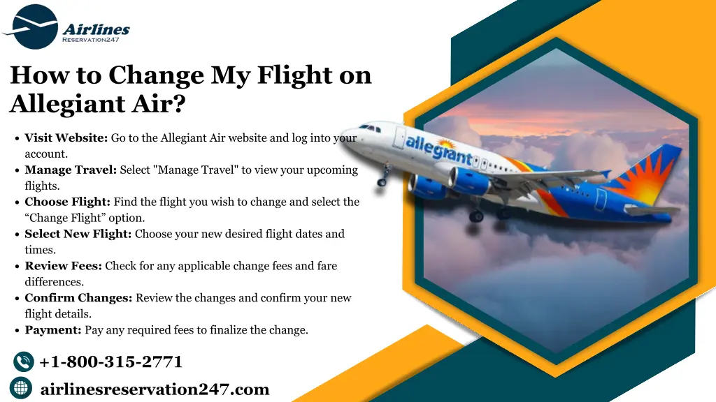 how to change my flight on allegiant air