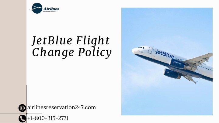 jetblue flight change policy