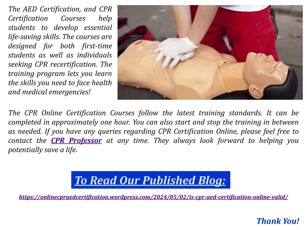 the aed certification and cpr certification