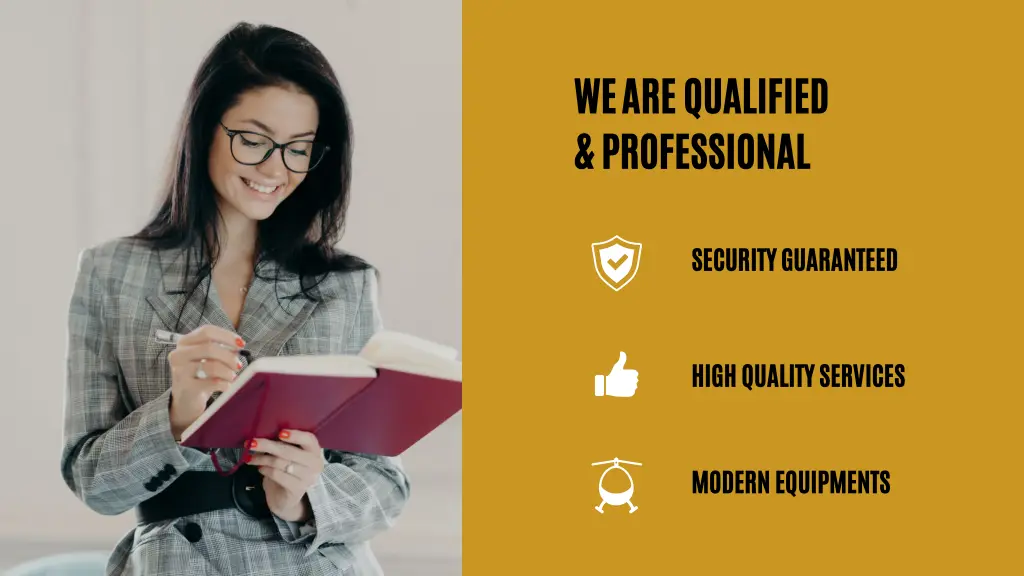 we are qualified professional