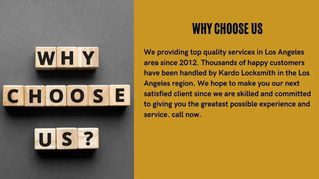 why choose us