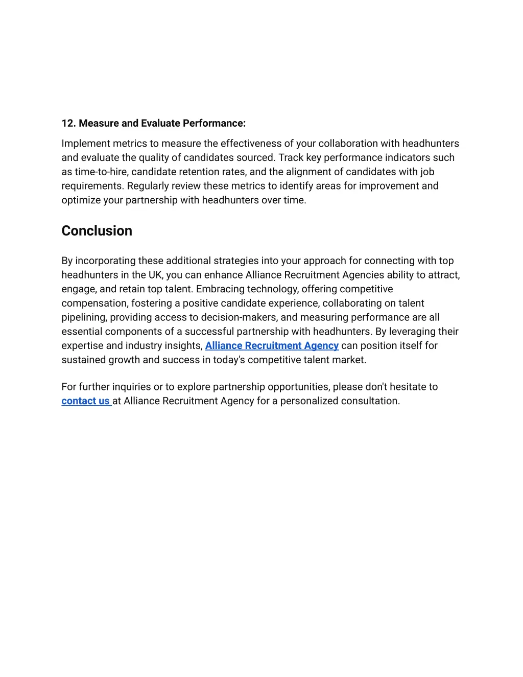 12 measure and evaluate performance