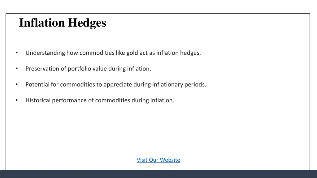 inflation hedges