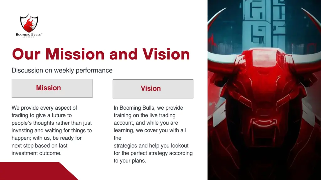 our mission and vision