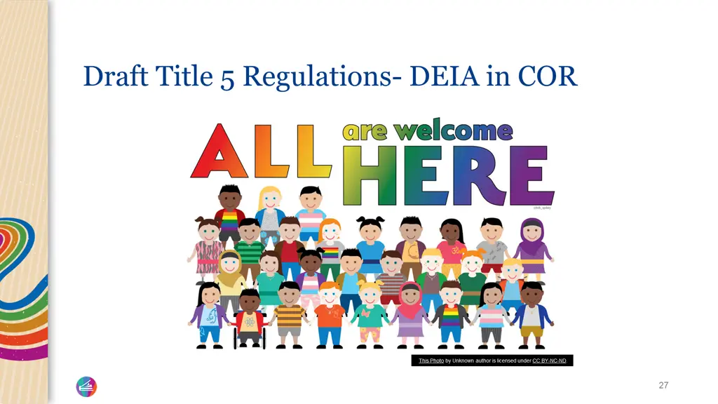 draft title 5 regulations deia in cor