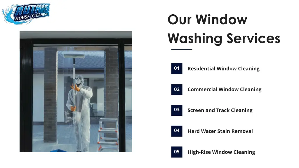 our window washing services