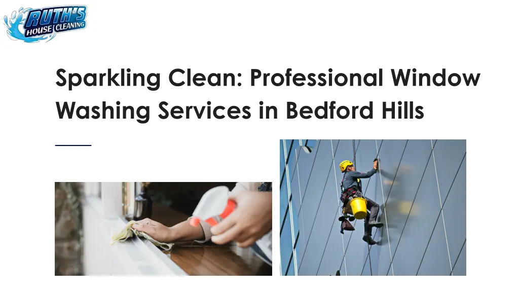 sparkling clean professional window washing