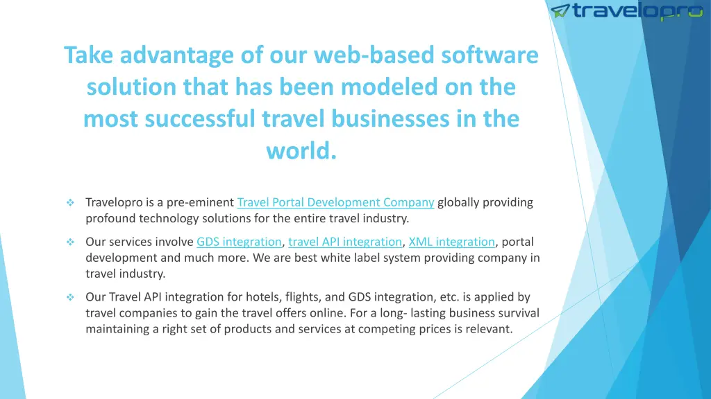 take advantage of our web based software solution