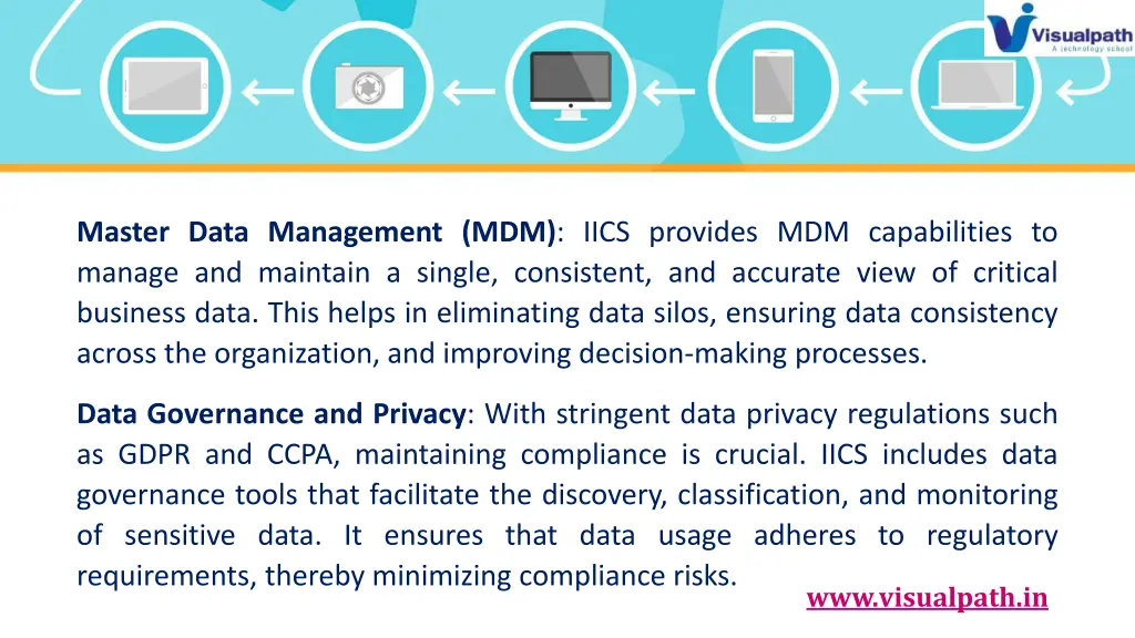 master data management mdm iics provides