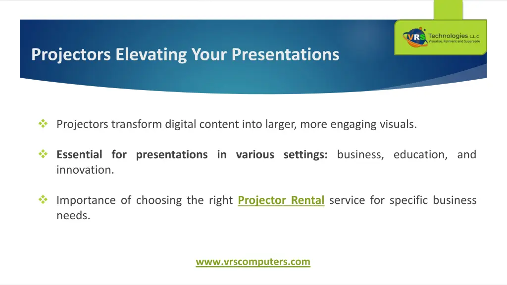 projectors elevating your presentations