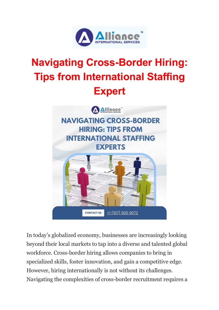 navigating cross border hiring tips from