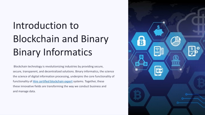 introduction to blockchain and binary binary