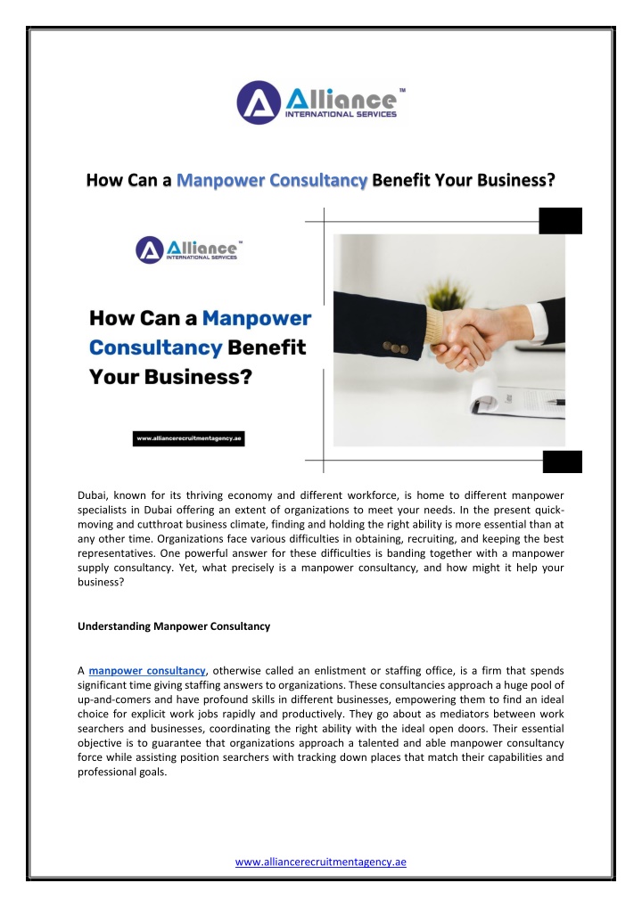 how can a manpower consultancy benefit your