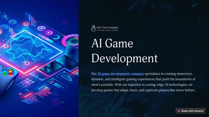 ai game development