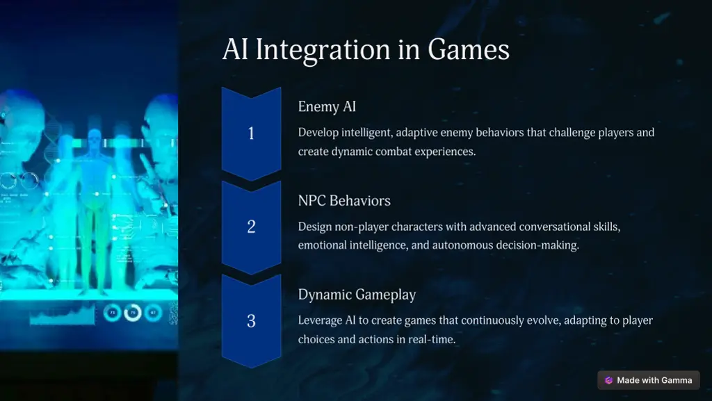 ai integration in games