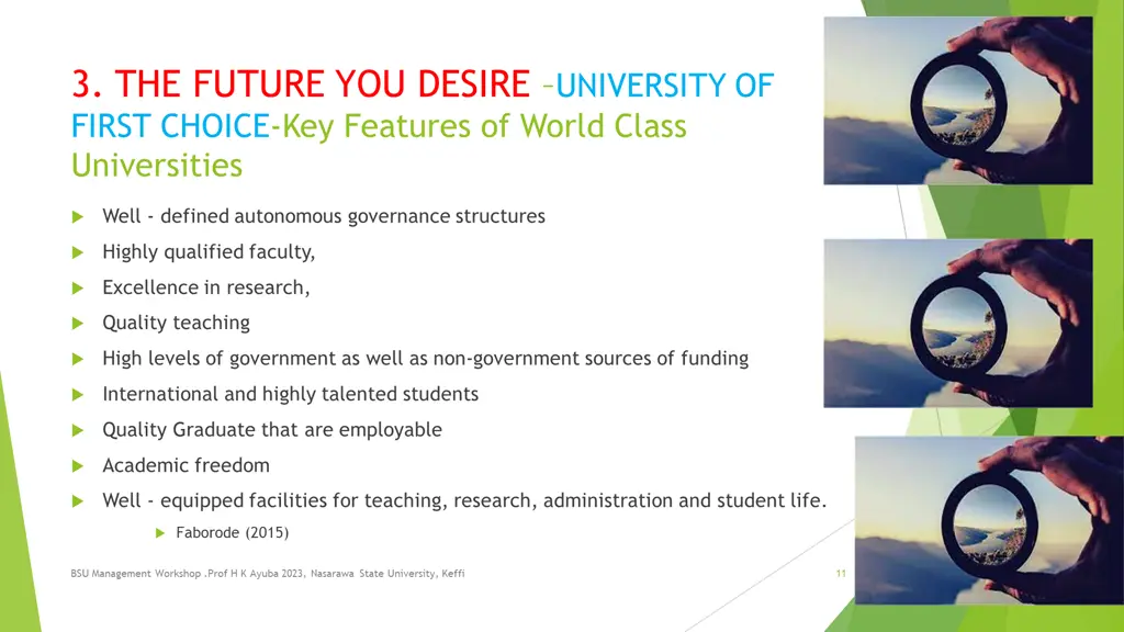 3 the future you desire university of first