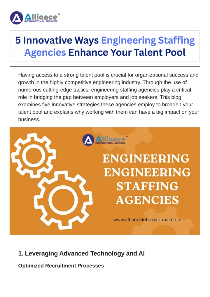 5 innovative ways engineering staffing agencies
