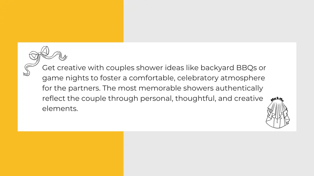 get creative with couples shower ideas like