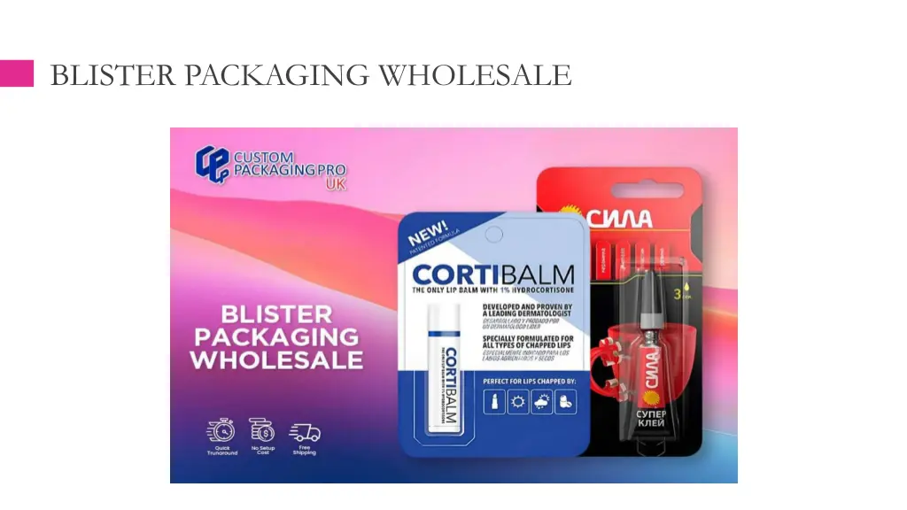blister packaging wholesale