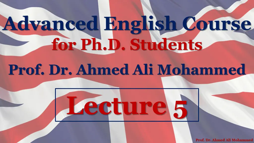 advanced english course for ph d students