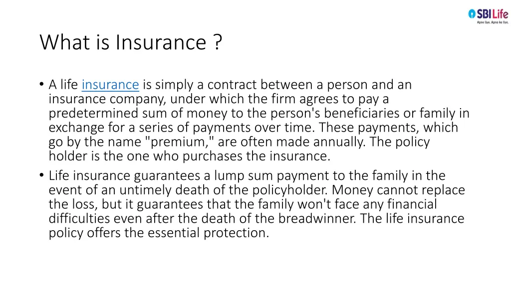 what is insurance