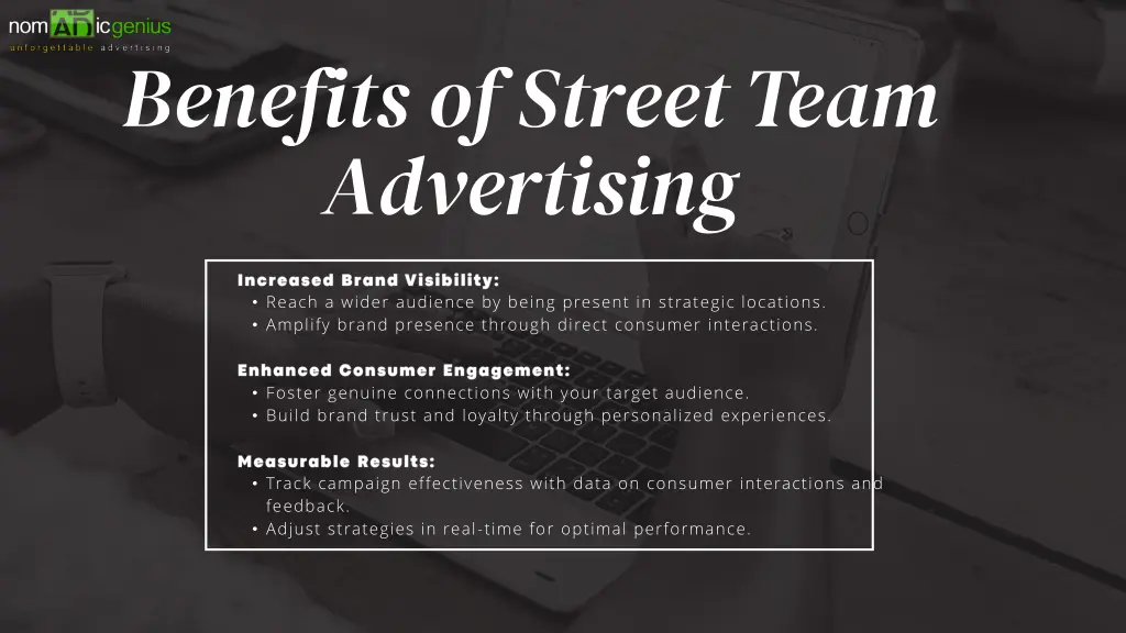 benefits of street team advertising