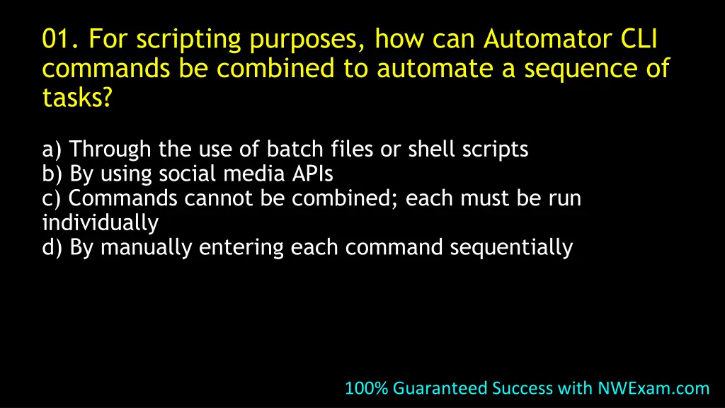 01 for scripting purposes how can automator