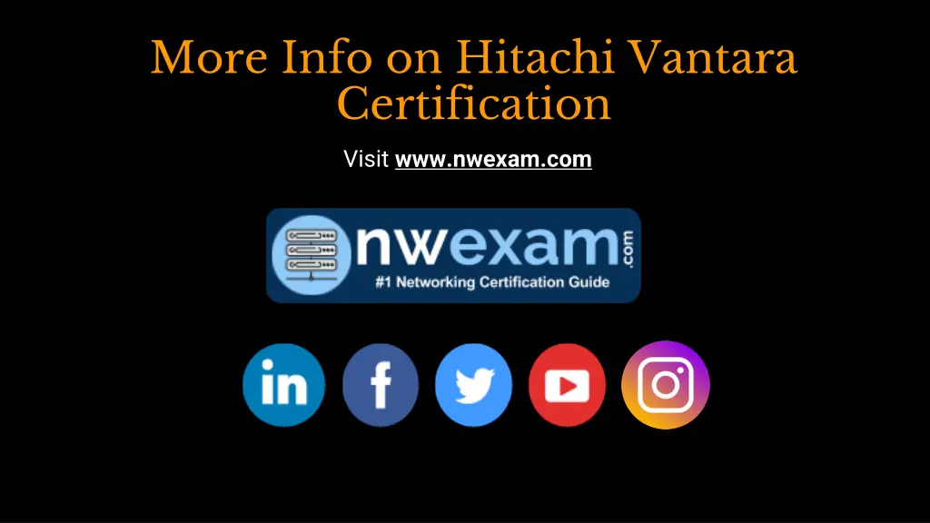 more info on hitachi vantara certification 1