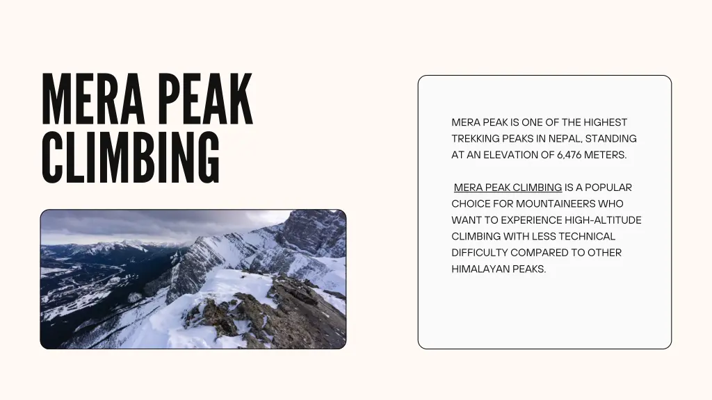 mera peak climbing