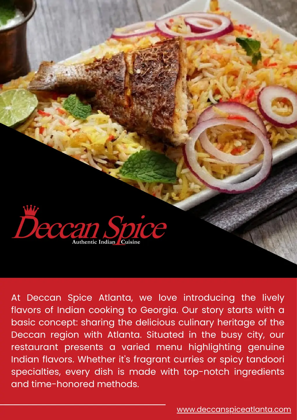 at deccan spice atlanta we love introducing