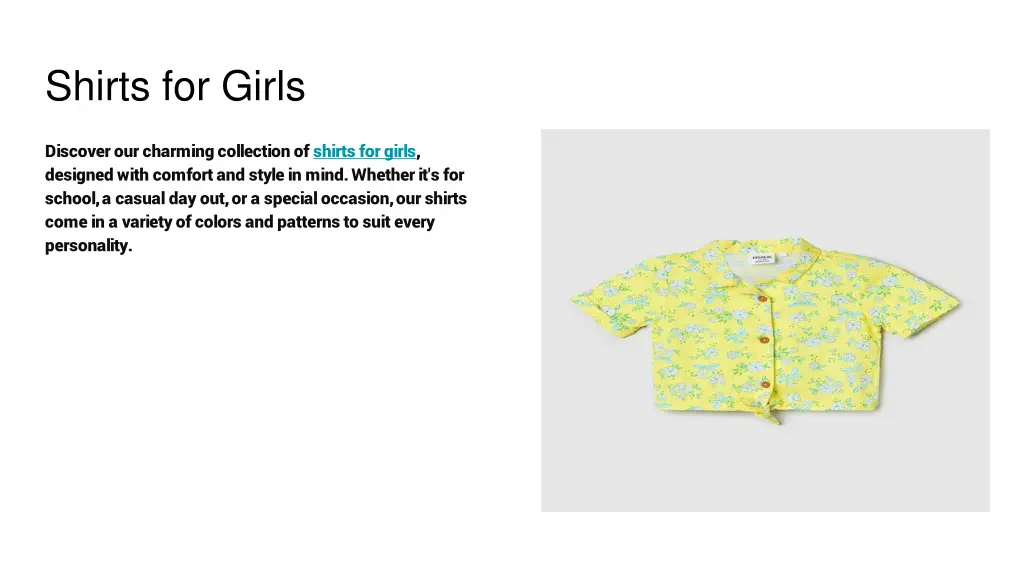 shirts for girls