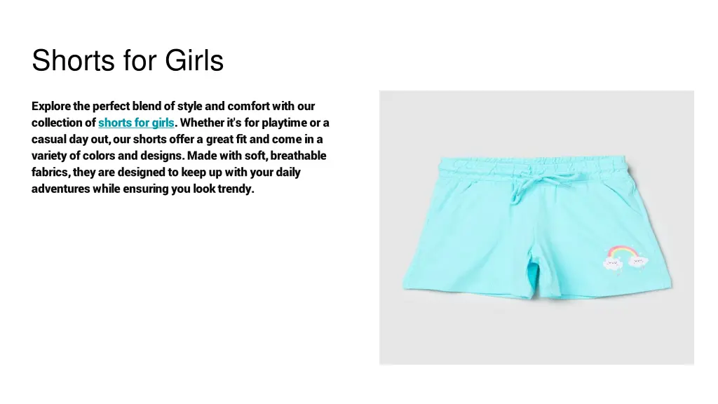 shorts for girls