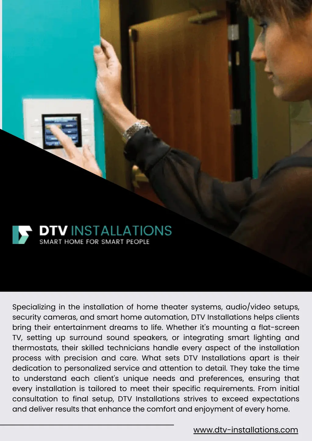 specializing in the installation of home theater