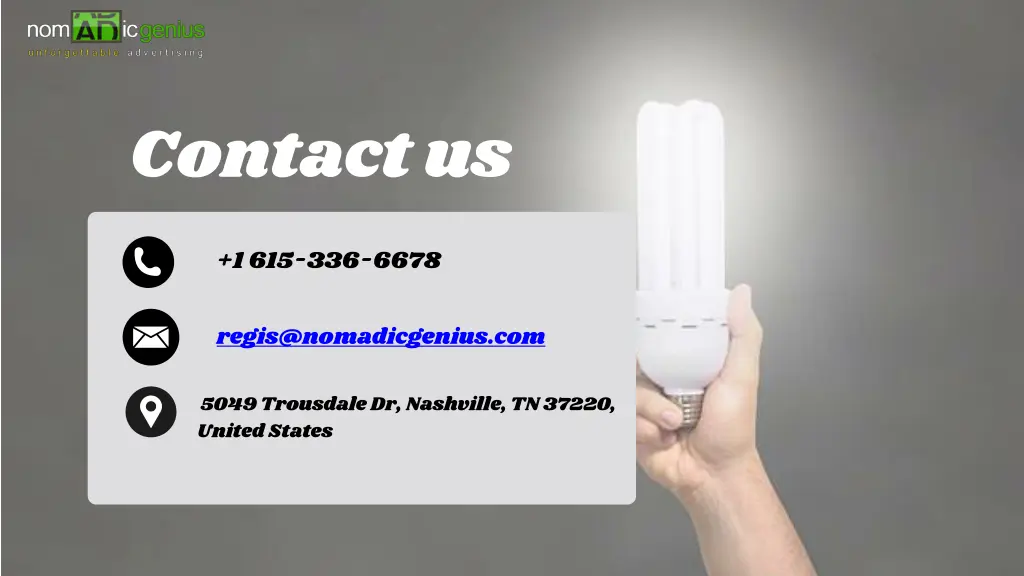 contact us